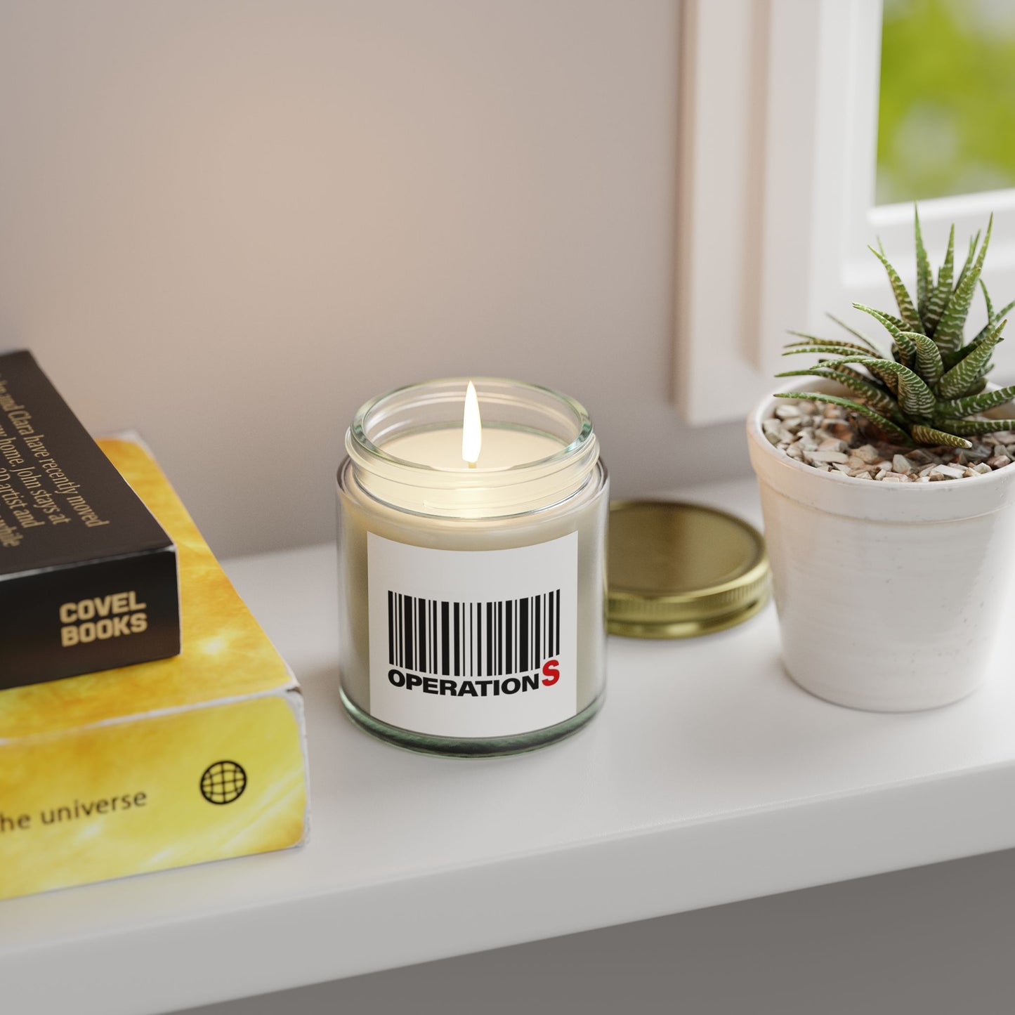 O-S GLASS CANDLE