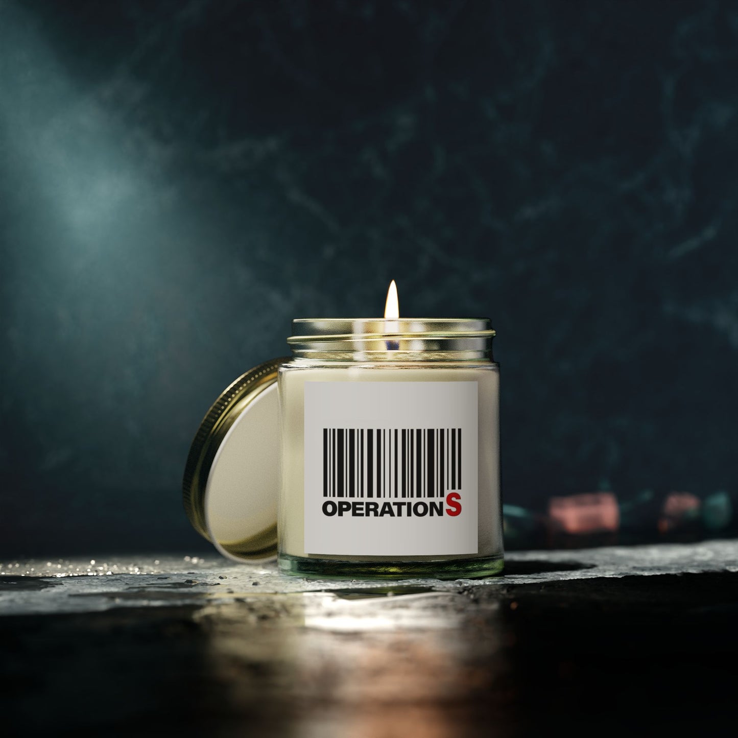 O-S GLASS CANDLE