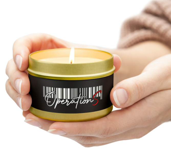 O-S TIN CANDLE